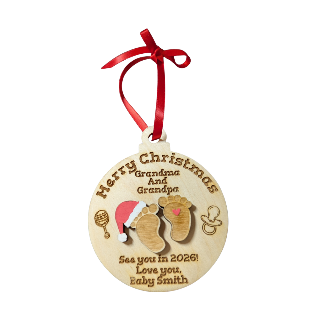Baby Arrival next year ornament