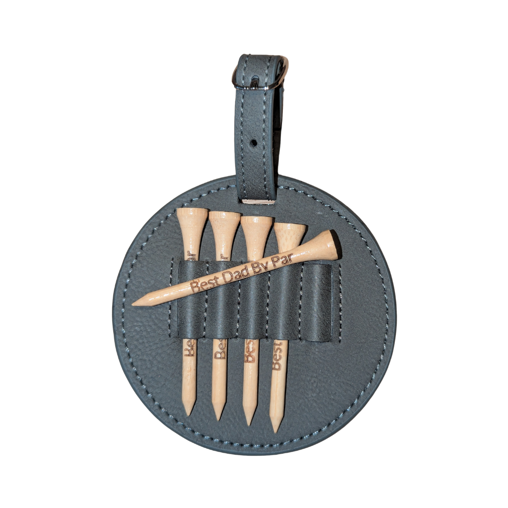 Personalized Golf Tee Holder with Tees