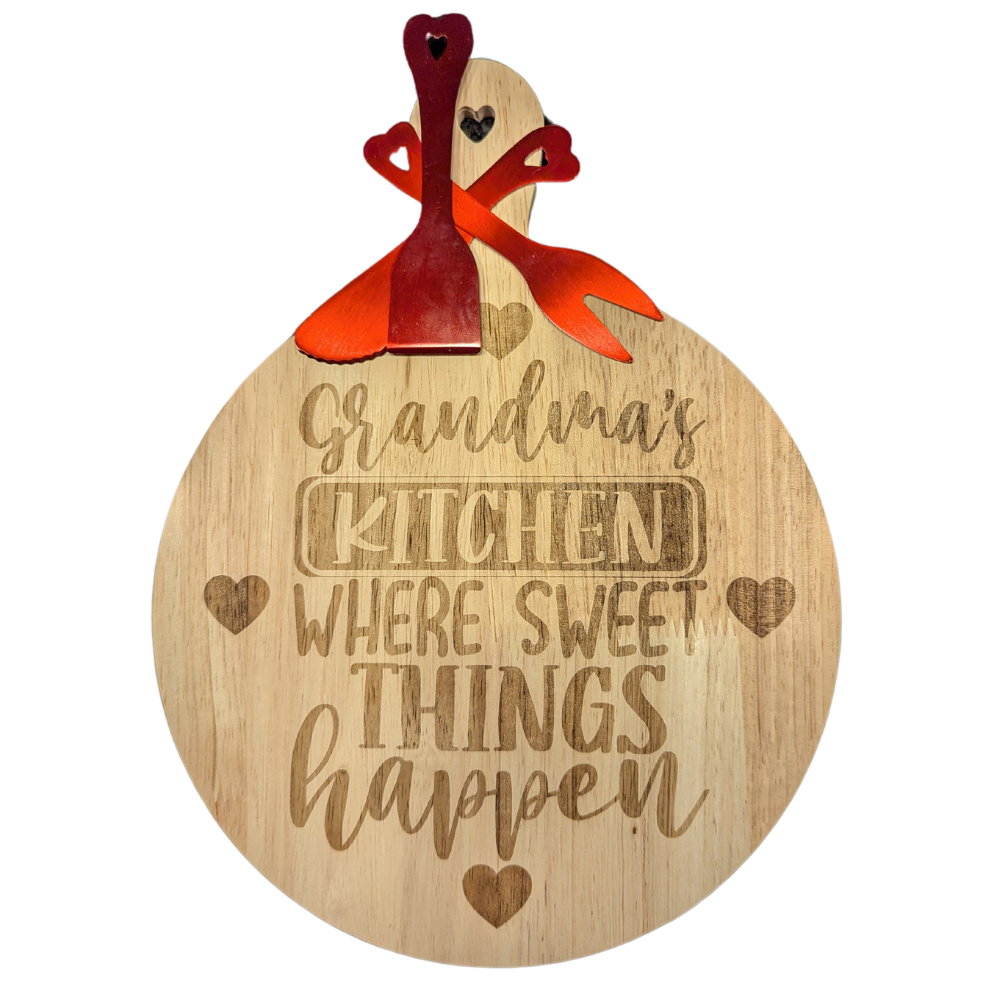 Mother's Day Cutting Charcuterie Bamboo Board