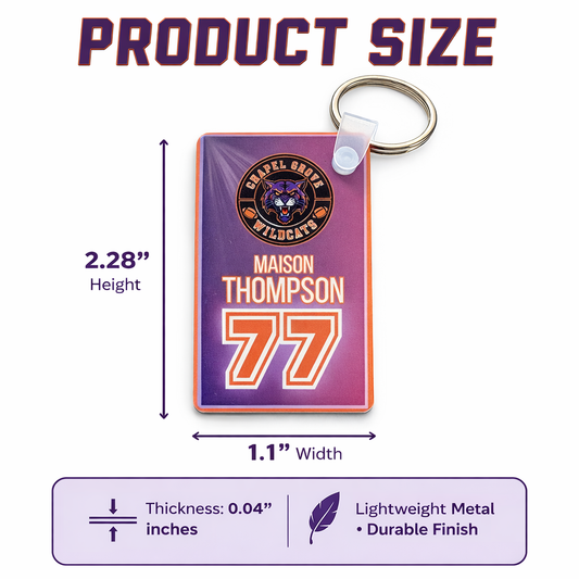 🔥 Wildcats Starter Set — Bag Tag + Keychain