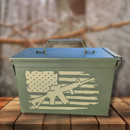 Personalized Steel Ammo Can – Rugged Storage for Gear, Gifts & Keepsakes