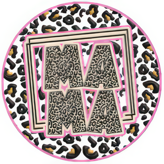 Round Graphic Freshie - Animal Print