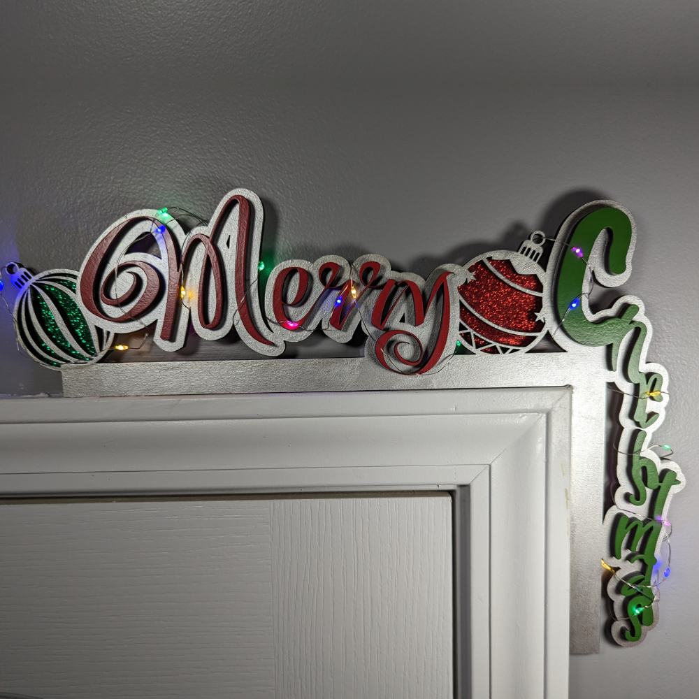 Merry Christmas Door Corner Decor