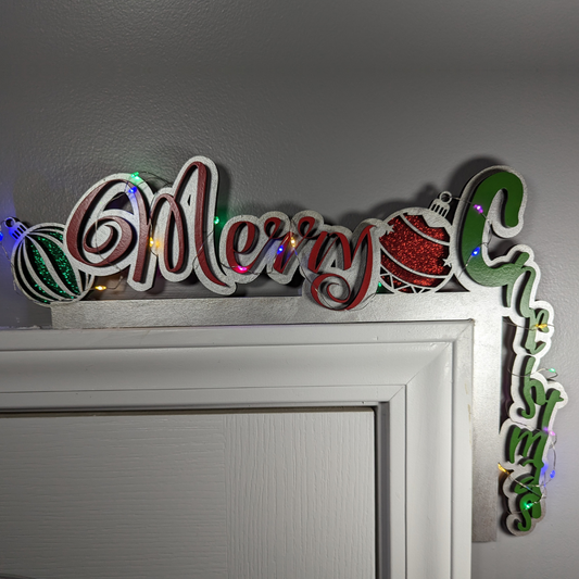 Merry Christmas Door Corner Decor