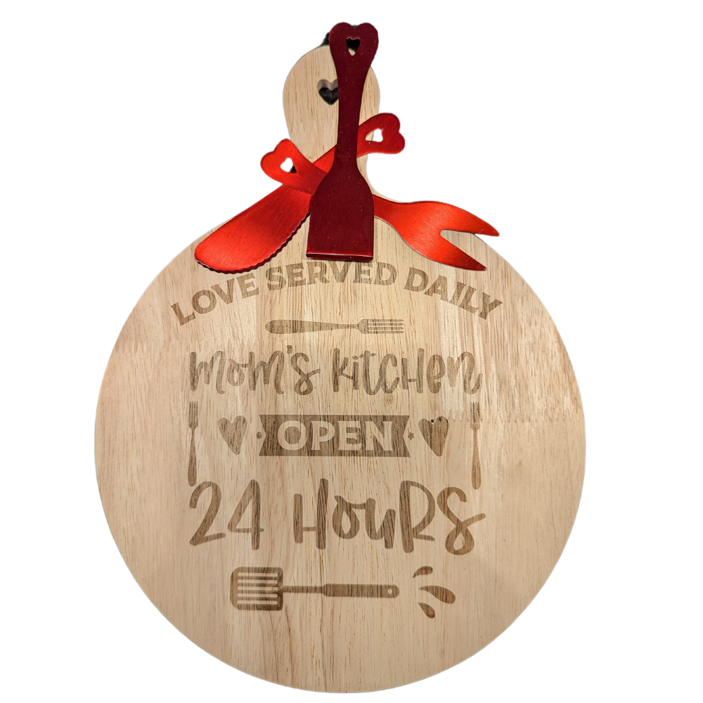 Mother's Day Cutting Charcuterie Bamboo Board