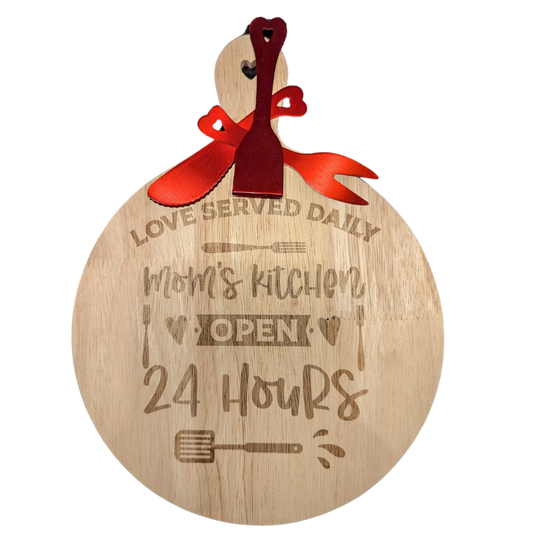 Mother's Day Cutting Charcuterie Bamboo Board