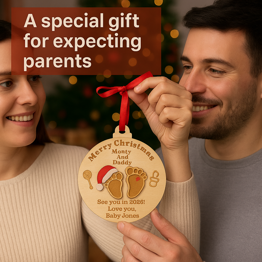 Baby Arrival next year ornament