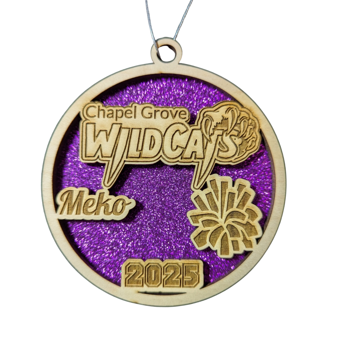 Wildcats Ornament – Personalized School Spirit Keepsake