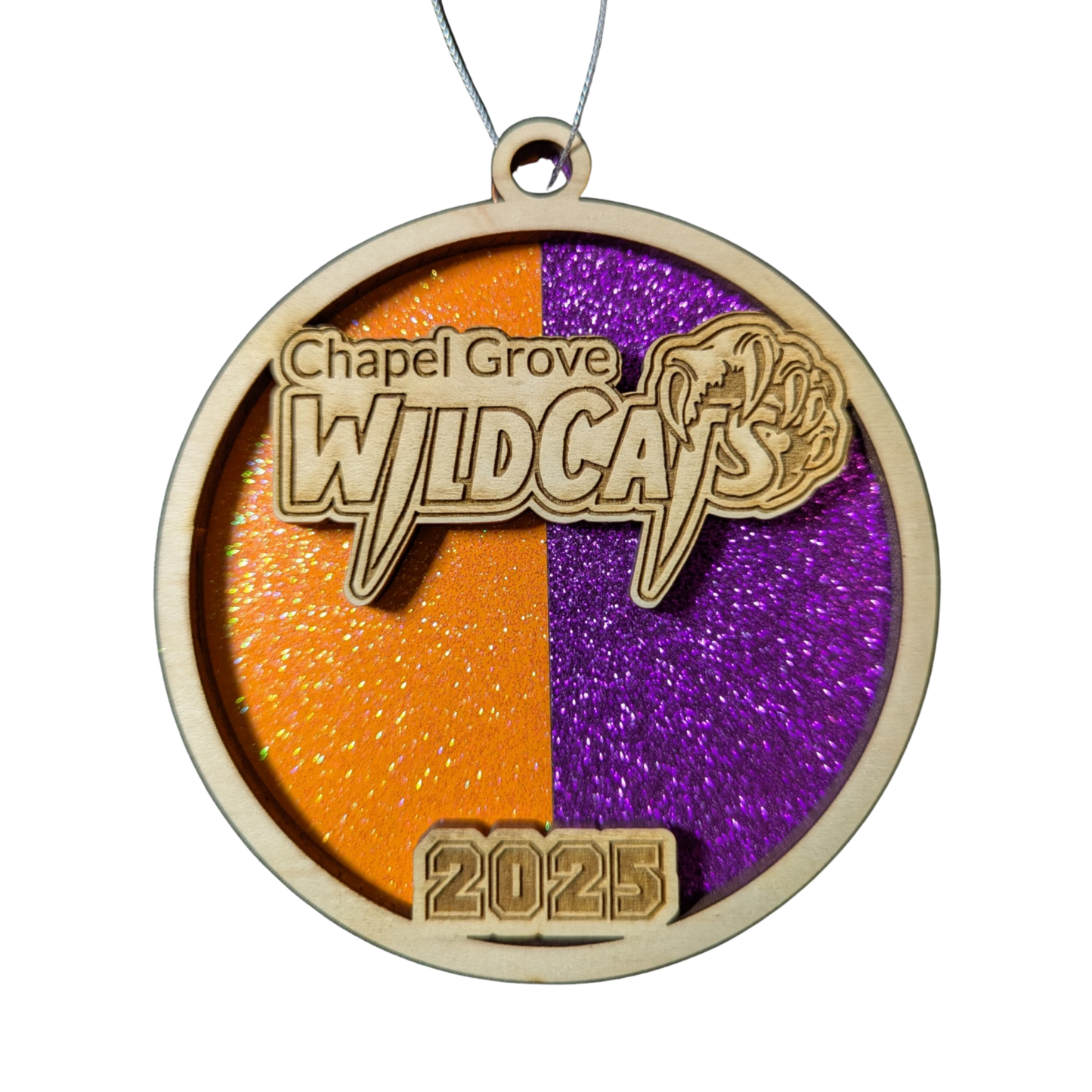 Wildcats Ornament – Personalized School Spirit Keepsake