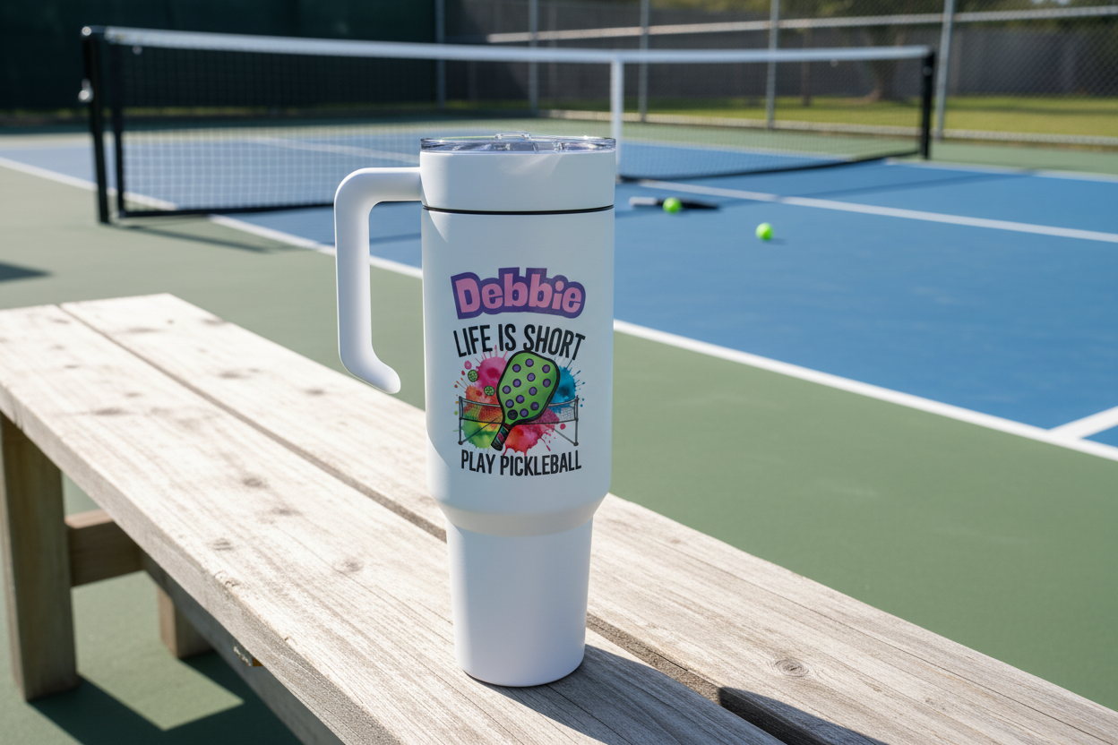 Pickleball Tumbler Lifestyle
