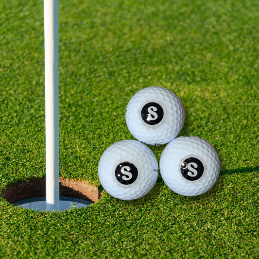 Personalized Stamped Golf Balls 3 Pack