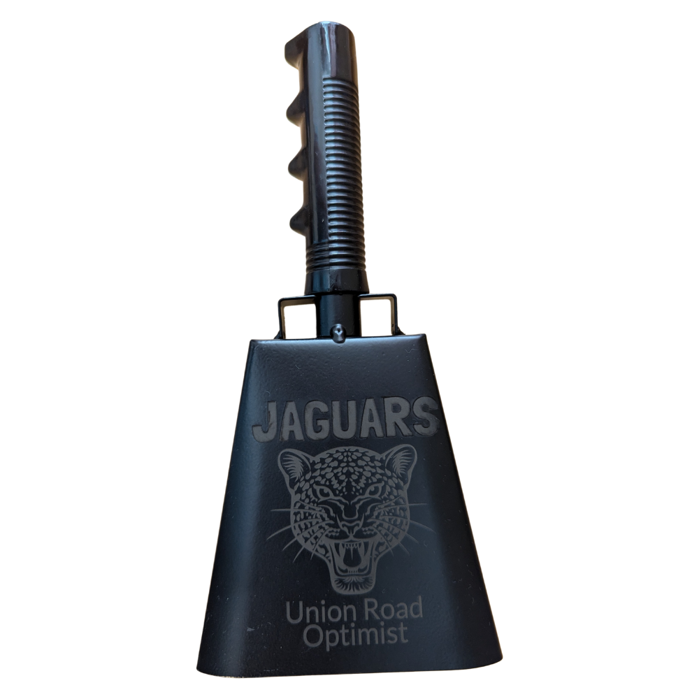 Jaguars Engraved Cowbell