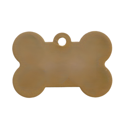 Aluminum Bone Shape Dog Tag