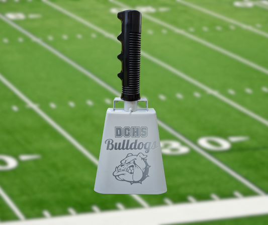 Bulldogs Engraved Cowbell