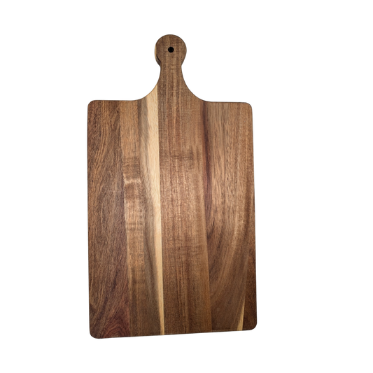 16″ × 9″ Acacia Cutting Board – Custom Engraved