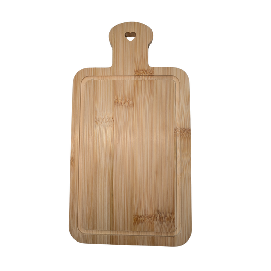 10″ × 5.3125″ Bamboo Cutting Board – Custom Engraved