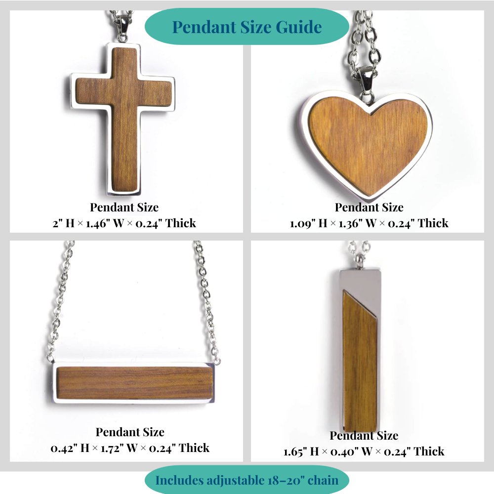 Heart Necklace + Engraved Pouch - $45