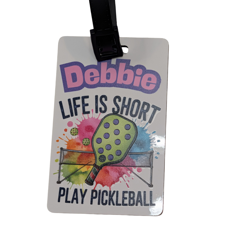 Personalized Bag Tag | Custom Name Tag | Pickleball — Charles' Custom Creations