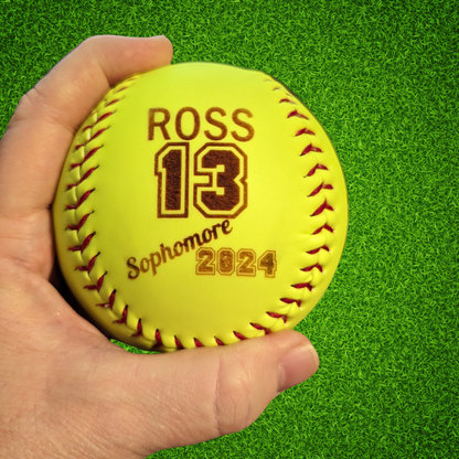 Back Side Additional Engraving for Baseball/Softballs