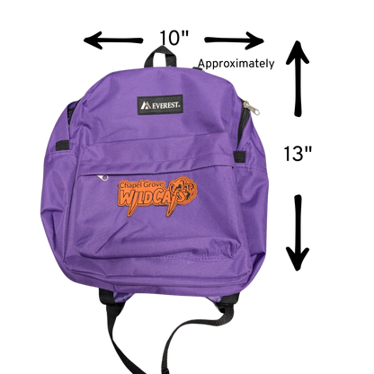 Chapel Grove Wildcats Small Backpack – Purple Everest Classic