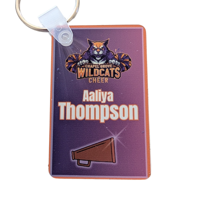 Chapel Grove Wildcats Personalized Keychain