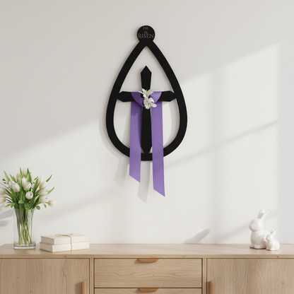 HE IS RISEN Modern Wall Decor